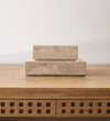 Hilton Travertine Storage Box Storage