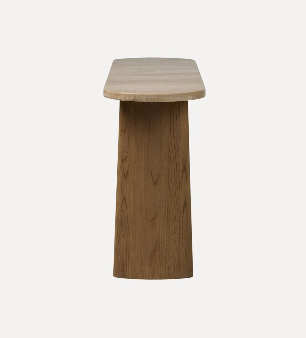 Ian Console Table in Sand Marble Consoles