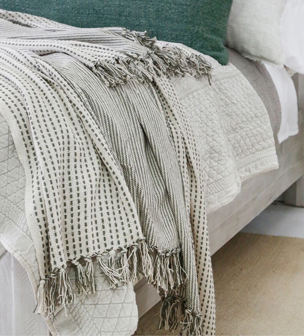 Jagger Oversized Throw in Moss Throws