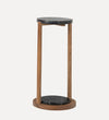 Julia Drink Table - Acacia / Marble Side & End Tables
