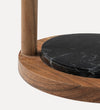 Julia Drink Table - Acacia / Marble Side & End Tables