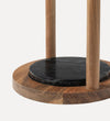 Julia Drink Table - Acacia / Marble Side & End Tables