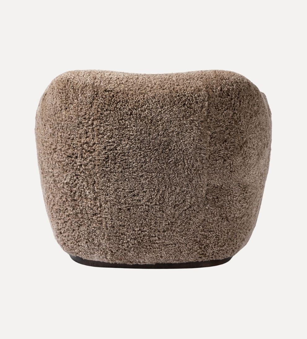 Julia Chaise in Taupe Shearling Chaises