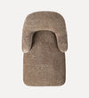 Julia Chaise in Taupe Shearling Chaises