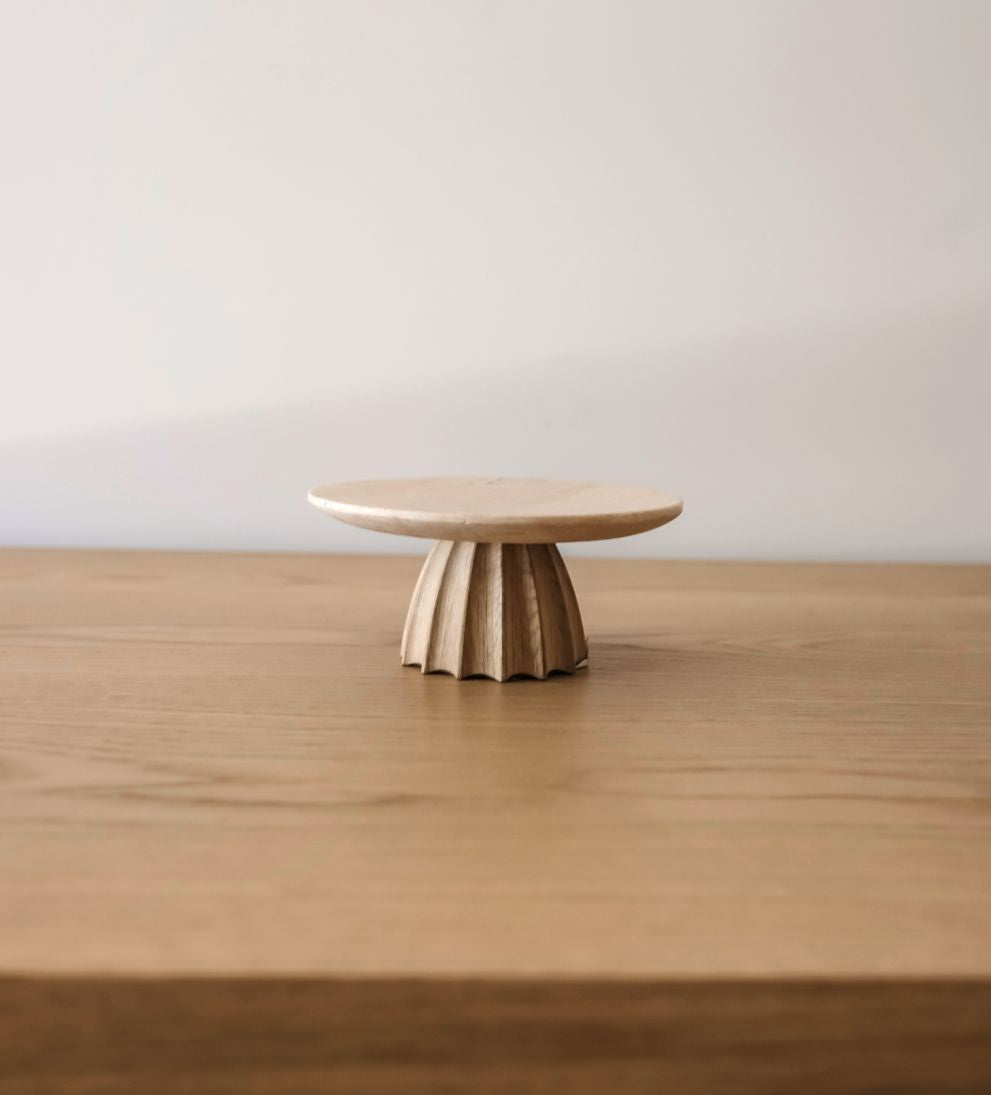 Knox Travertine Pedestal Decorative Object
