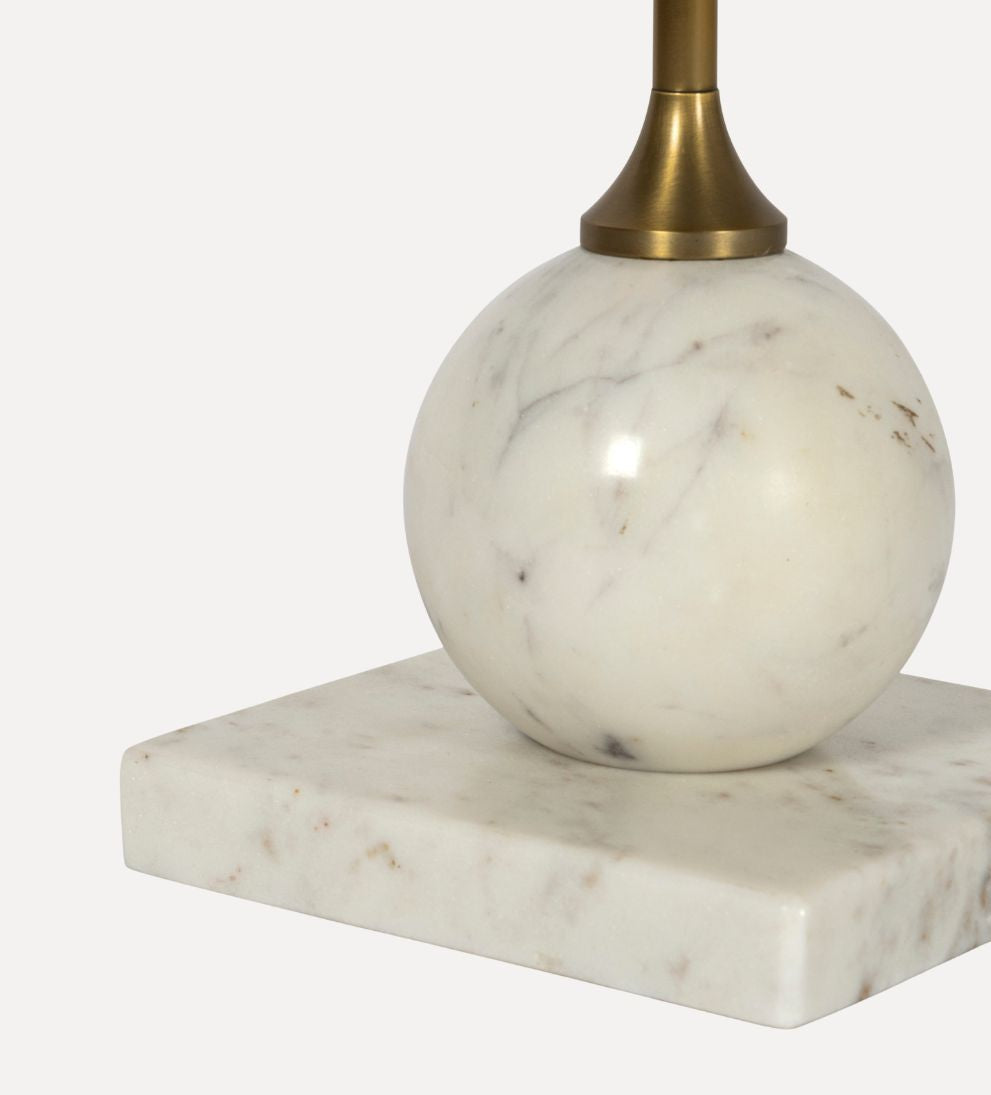 Lauren Drink Table - White Marble Side Tables