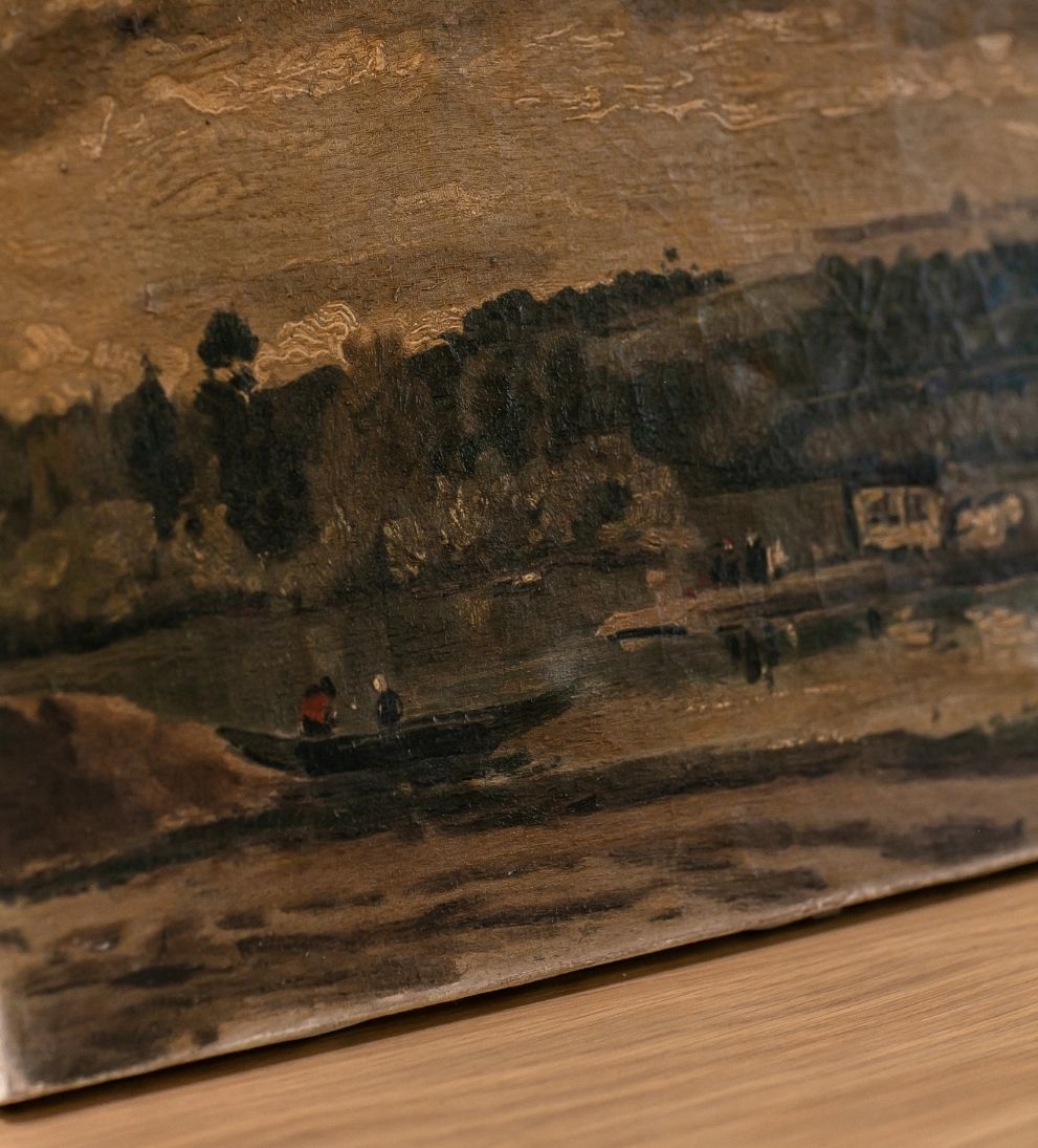 Le Bac de la Varenne (The Varenne Ferry) Art