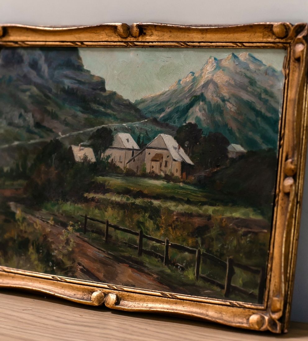 Le Village Alpin (The Alpine Village) Art