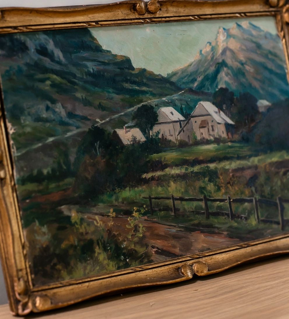 Le Village Alpin (The Alpine Village) Art