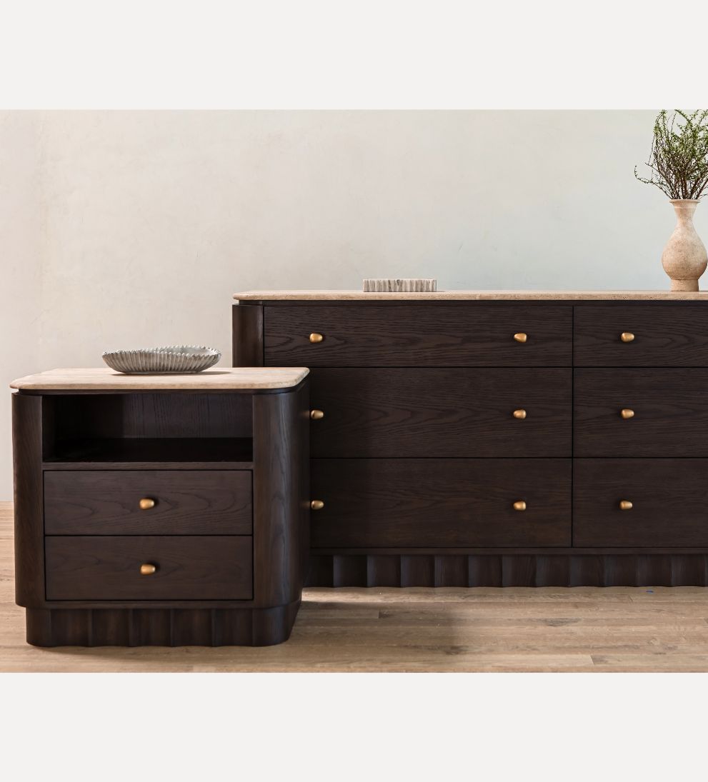 Ellen Espresso Nightstand Nightstands