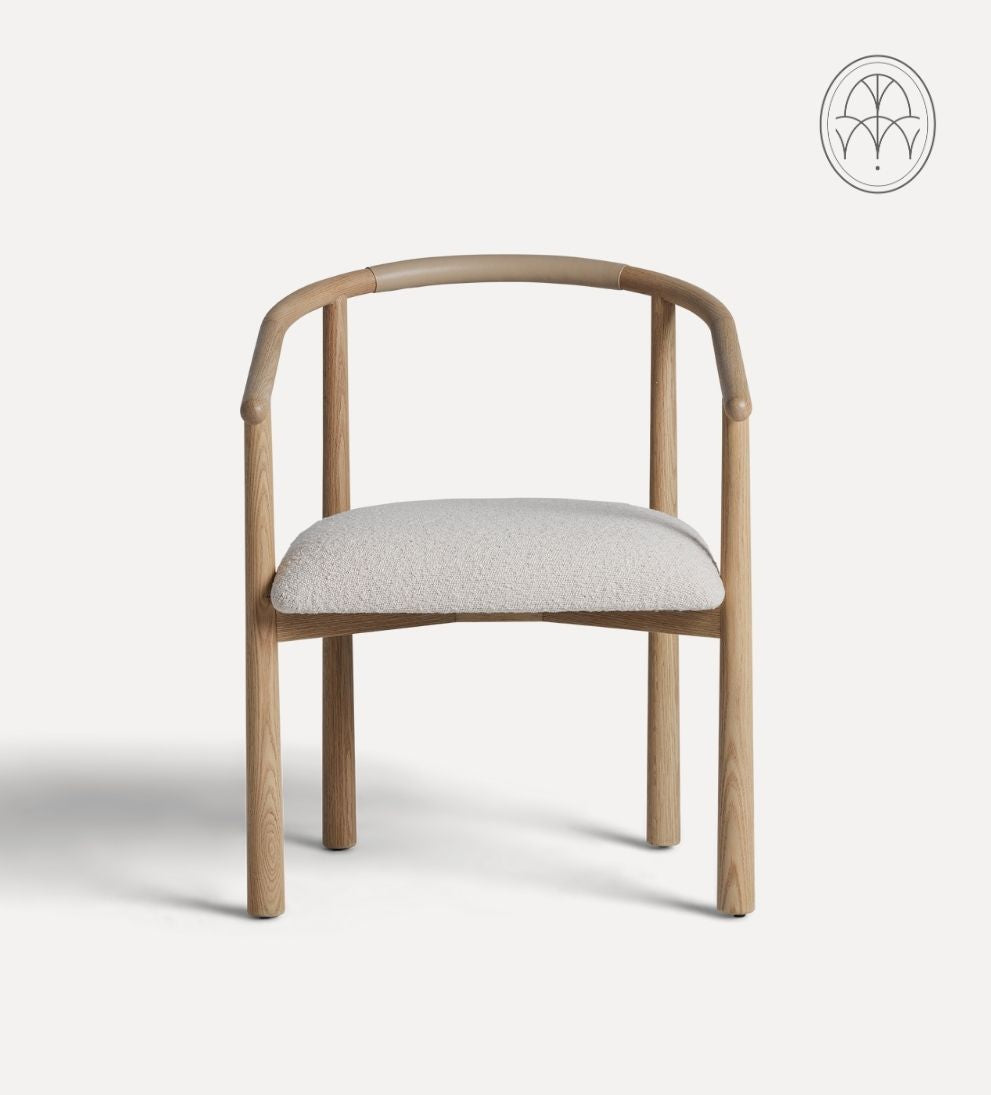 Lily Boucle Dining Chair Dining Chairs