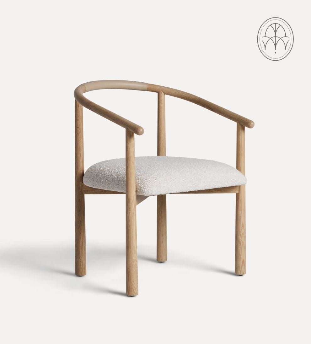 Lily Boucle Dining Chair Dining Chairs