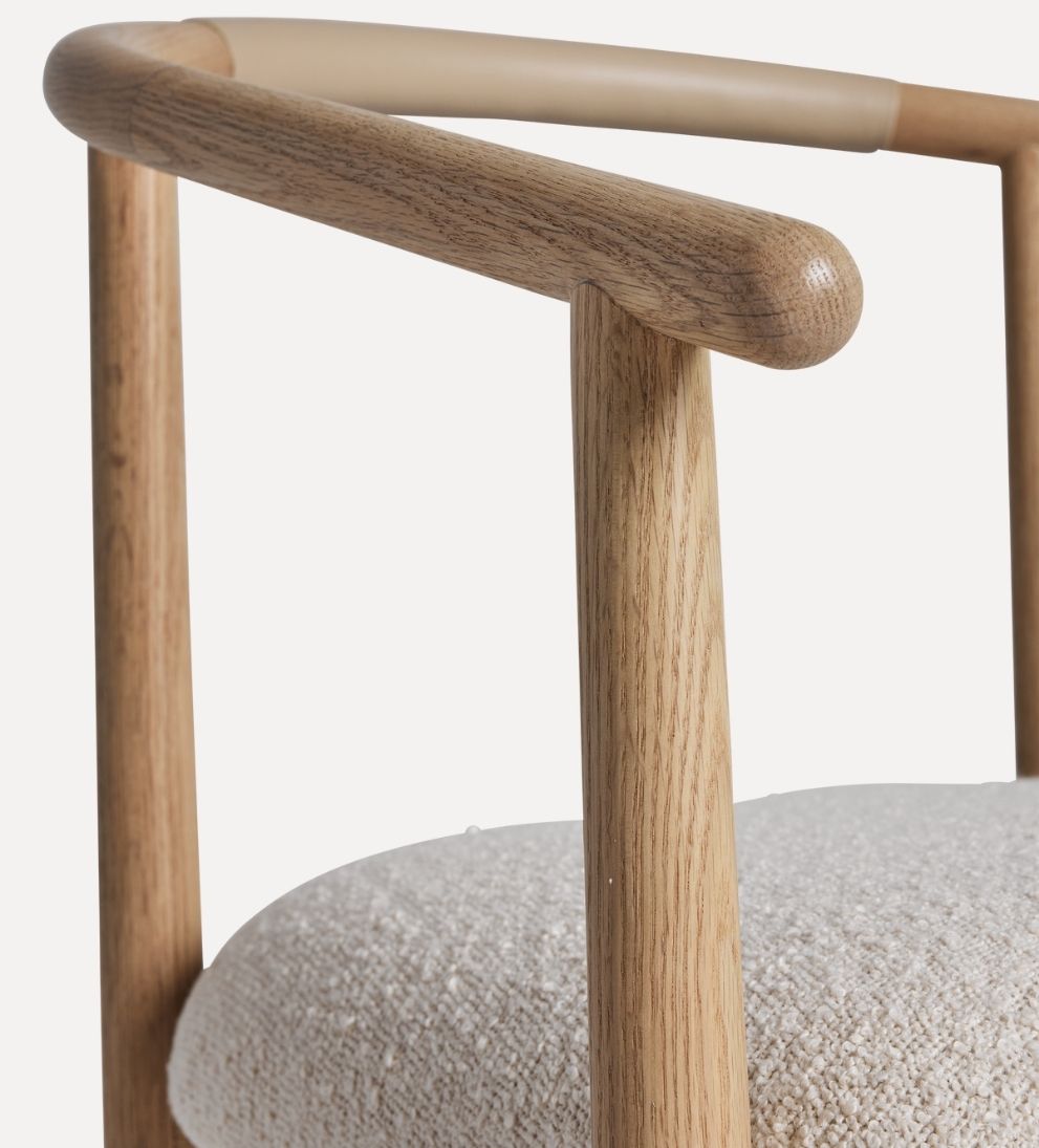 Lily Boucle Dining Chair Dining Chairs