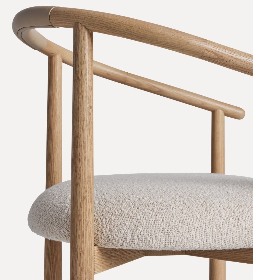 Lily Boucle Dining Chair Dining Chairs