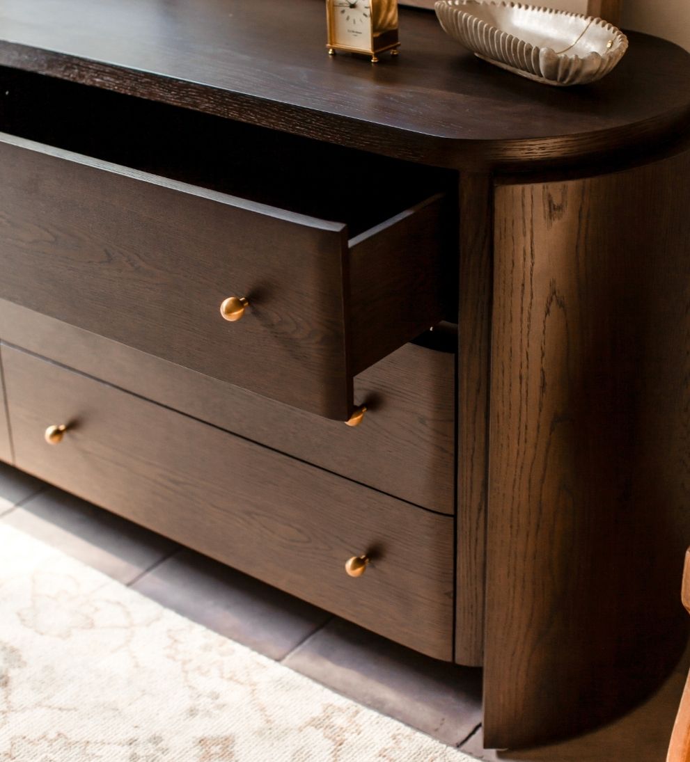 Logan Espresso Dresser Dressers