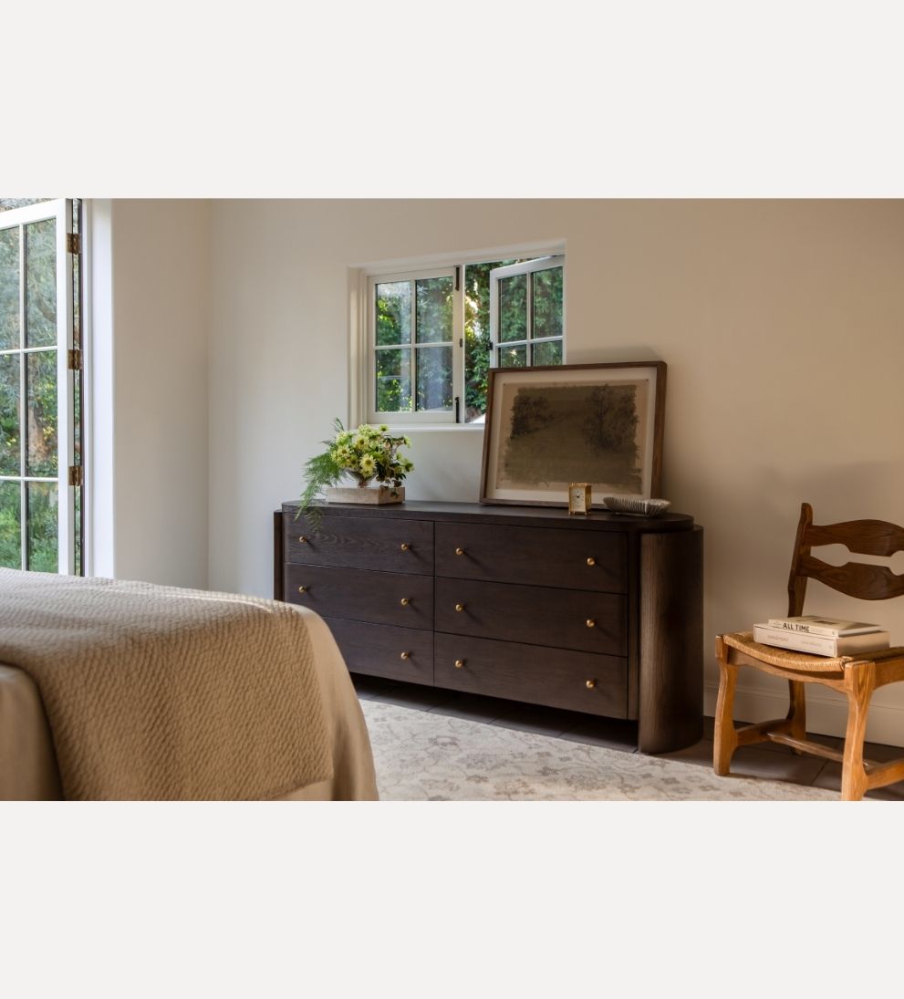 Logan Espresso Dresser Dressers