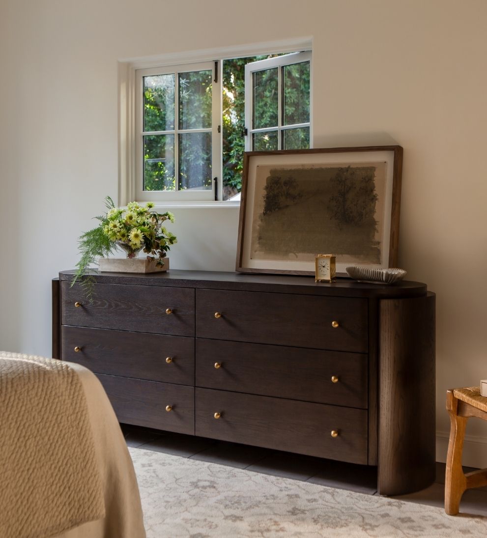 Logan Espresso Dresser Dressers