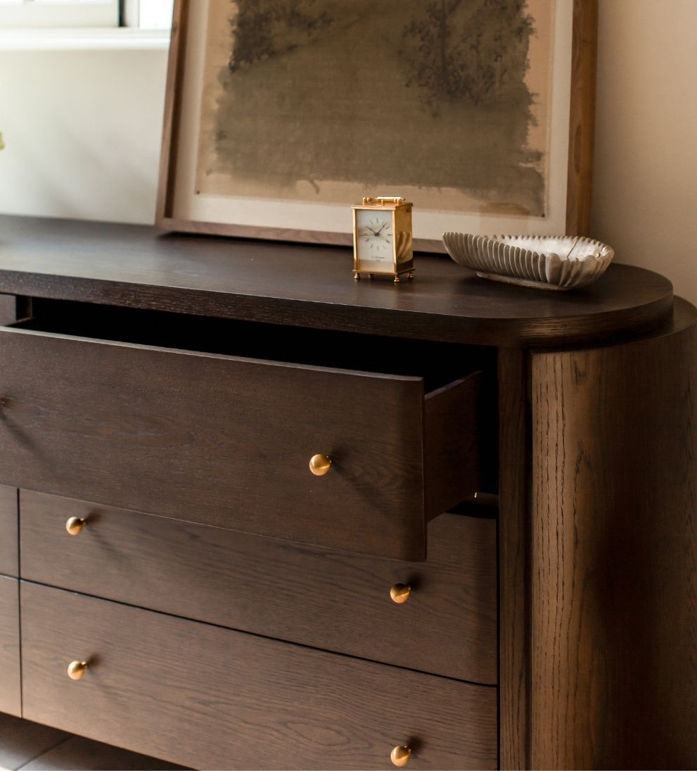 Logan Espresso Dresser Dressers