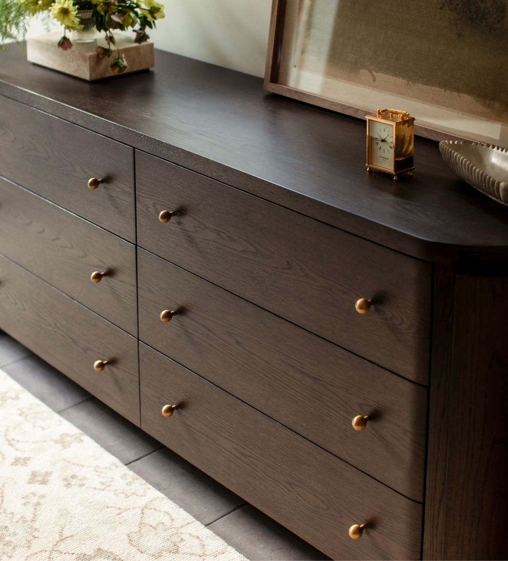 Logan Espresso Dresser Dressers