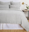 Logan Duvet Cover in Charcoal Bedding