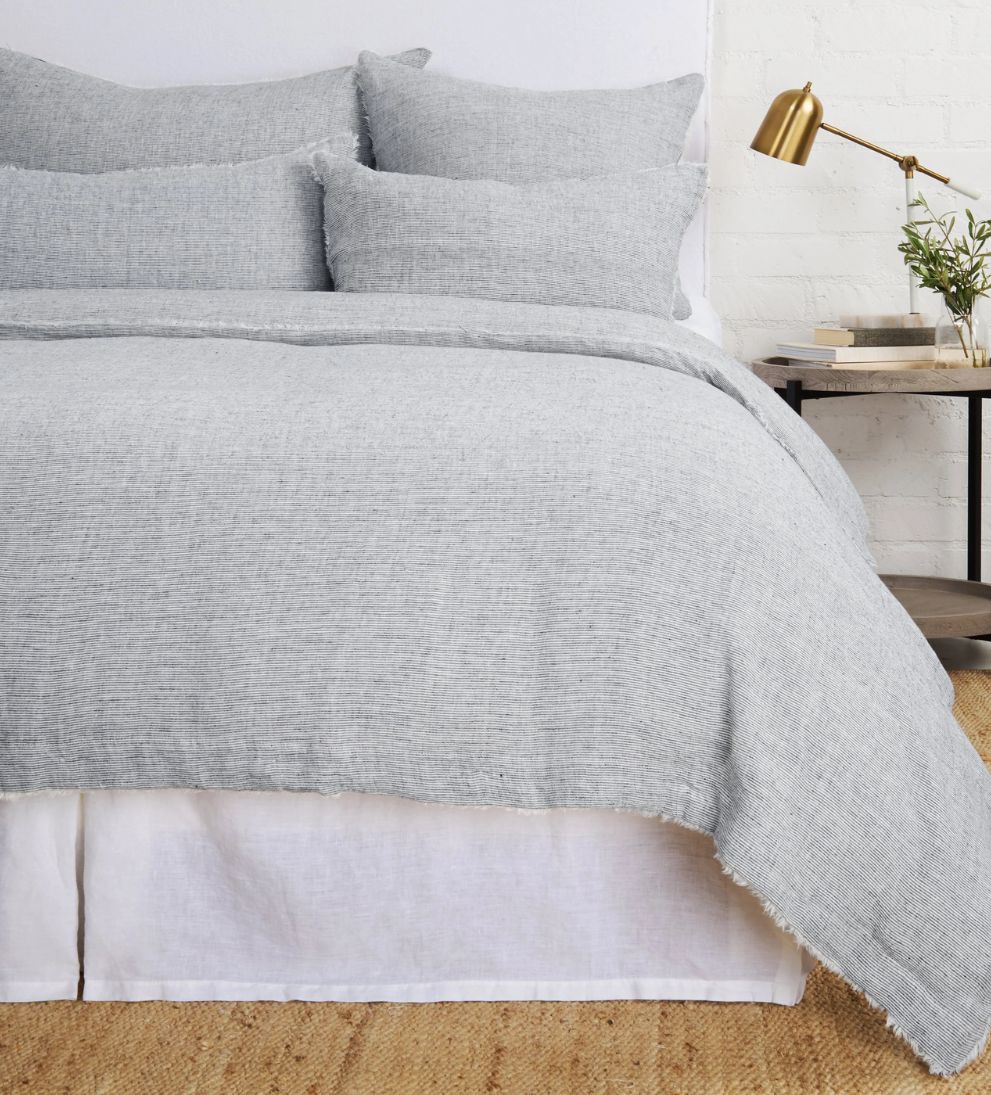 Logan Duvet Cover in Navy Bedding