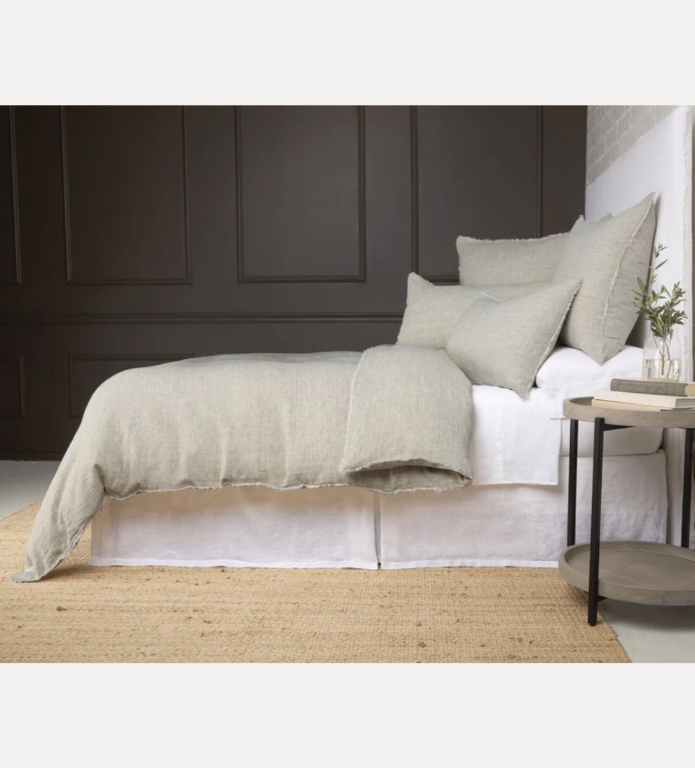 Logan Duvet Cover in Olive Bedding