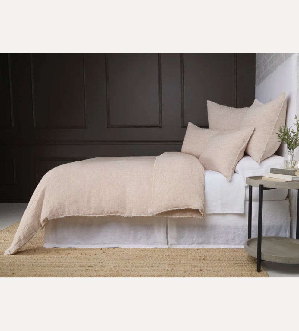 Logan Duvet Cover in Terra Cotta Bedding