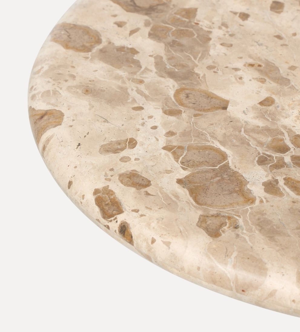 Lucian End Table in Fossil Marble Side & End Tables