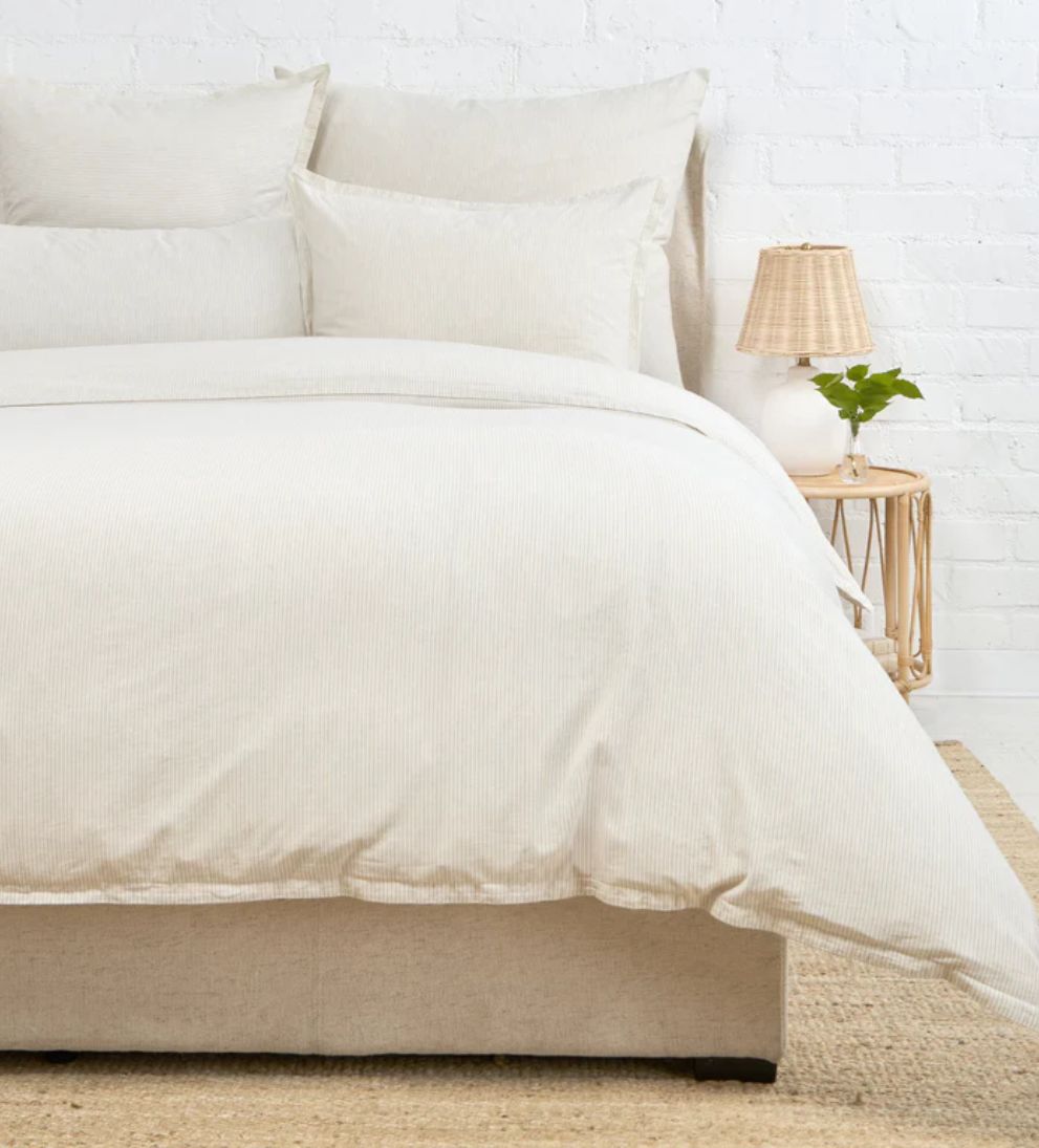 Luke Duvet Cover in Natural Bedding