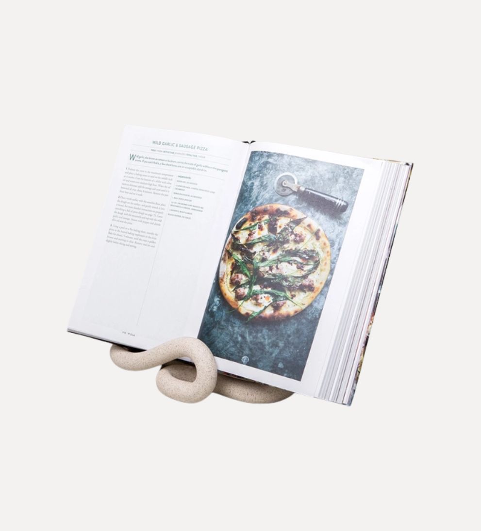 Lumbra Book Stand in Sand Bookends