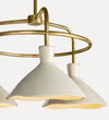 Maeve 3-Light Chandelier, Cream