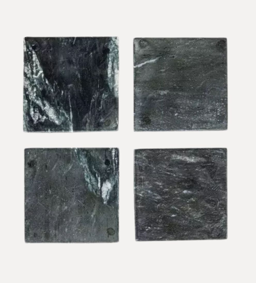 Marble Coasters, Set of 4 Coasters