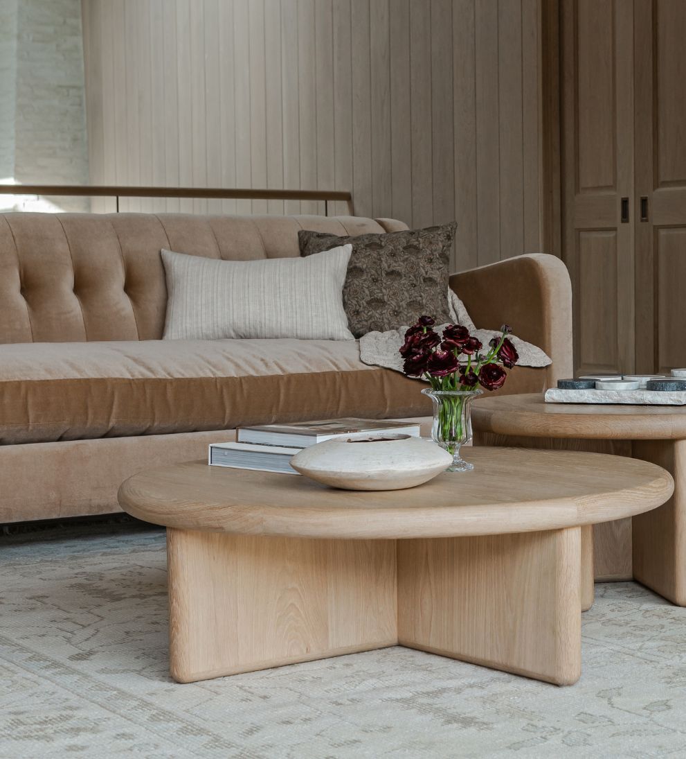 Austin White Oak Nested Coffee Table Coffee Tables