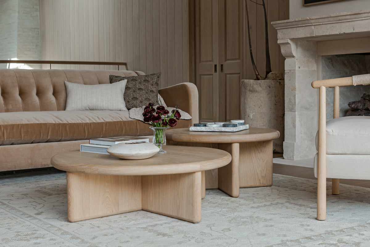 Austin White Oak Nested Coffee Table Coffee Tables