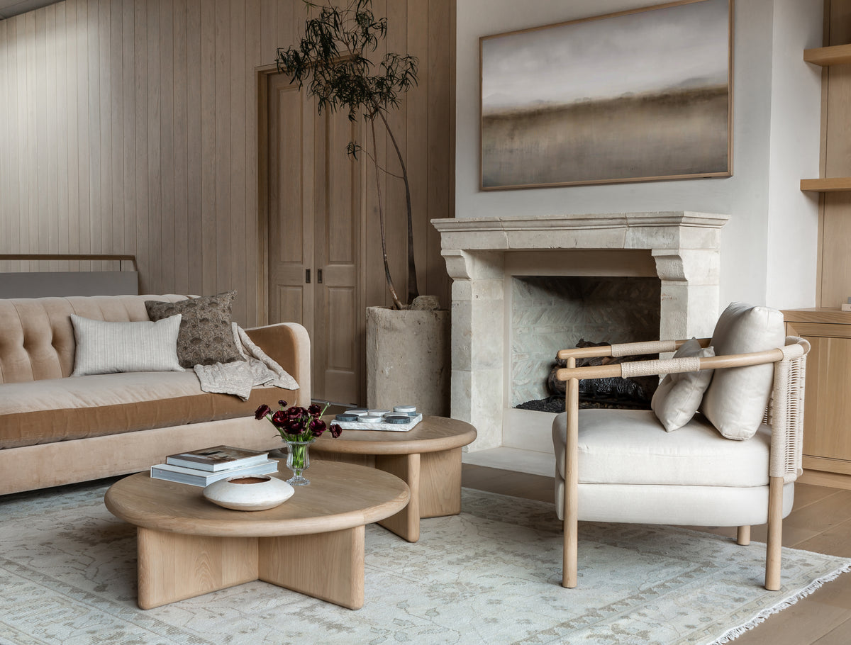 Austin White Oak Nested Coffee Table Coffee Tables