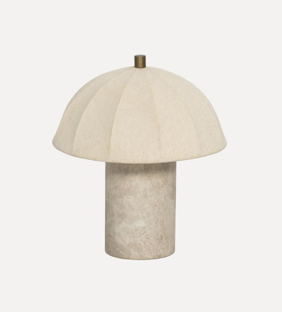 Matilda Table Lamp in Taupe Marble Lamps