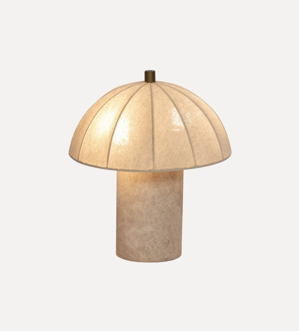 Matilda Table Lamp in Taupe Marble Lamps