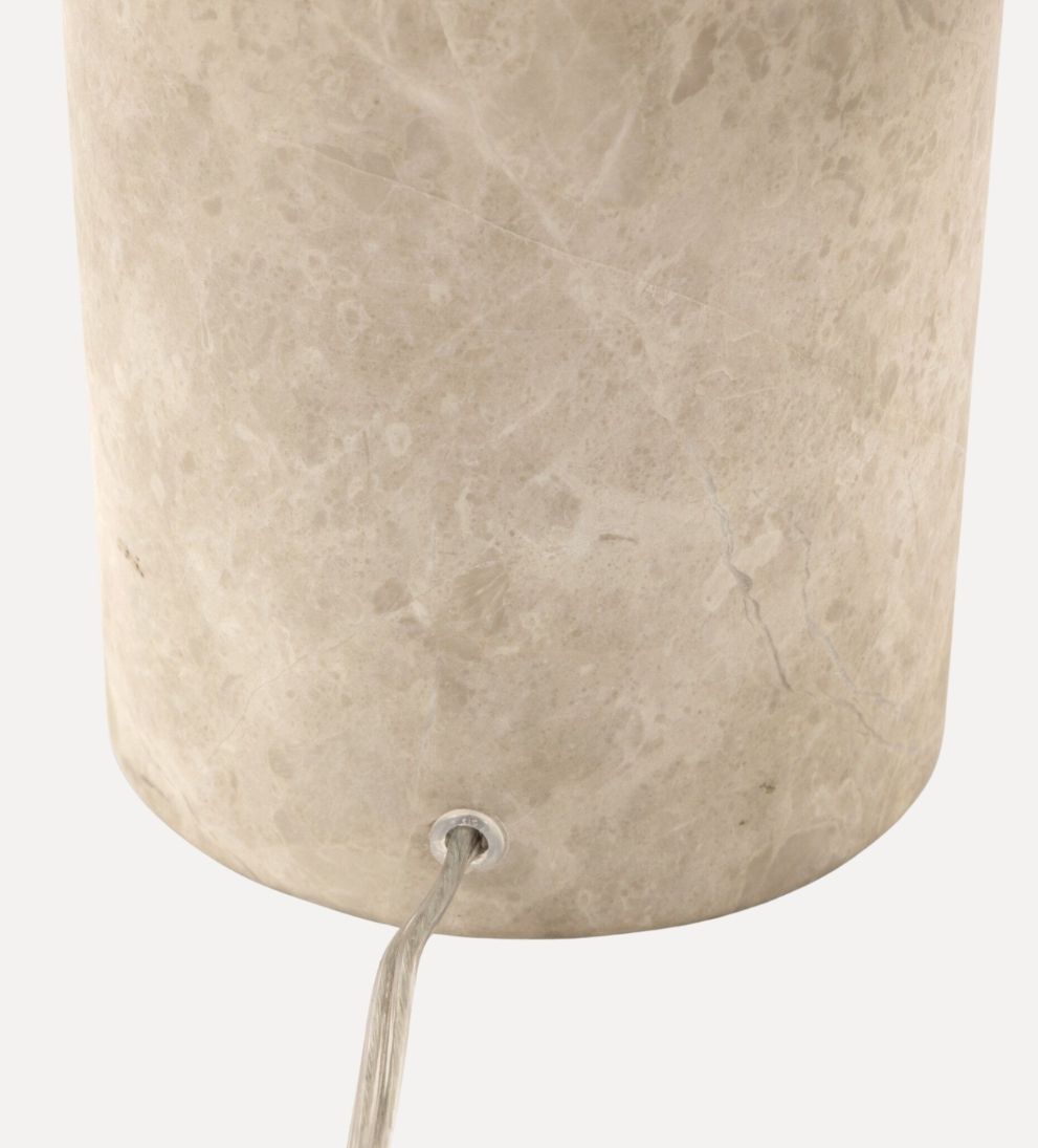 Matilda Table Lamp in Taupe Marble Lamps