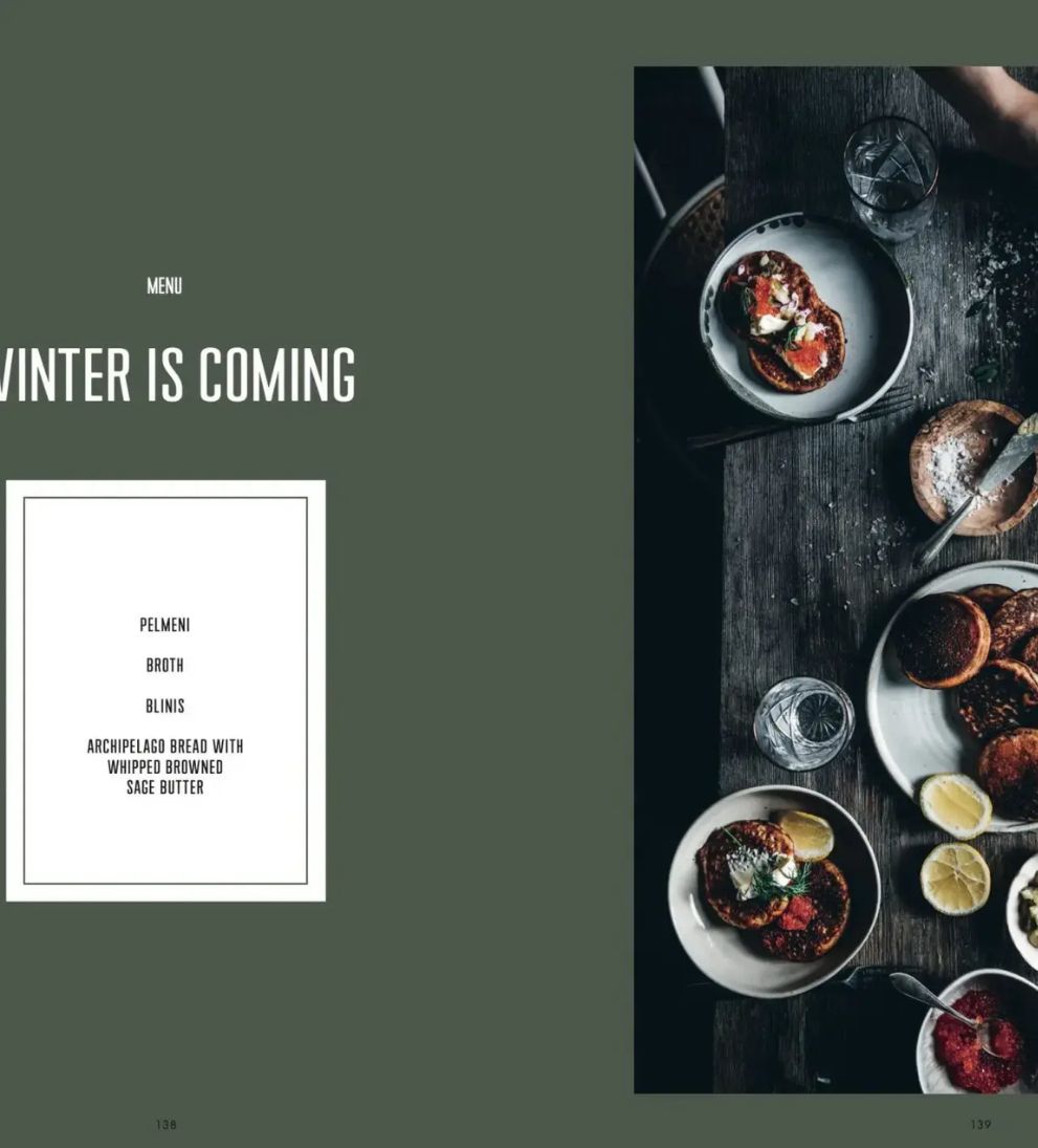 Menu – Recipes For Shared Moments by Johanna Nelson Books