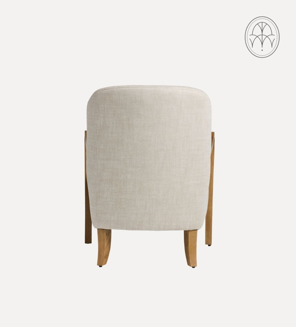 Milos Custom Walnut Lounge Chair Lounge Chairs