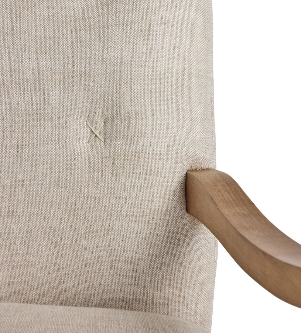 Milos Custom Walnut Lounge Chair Lounge Chairs