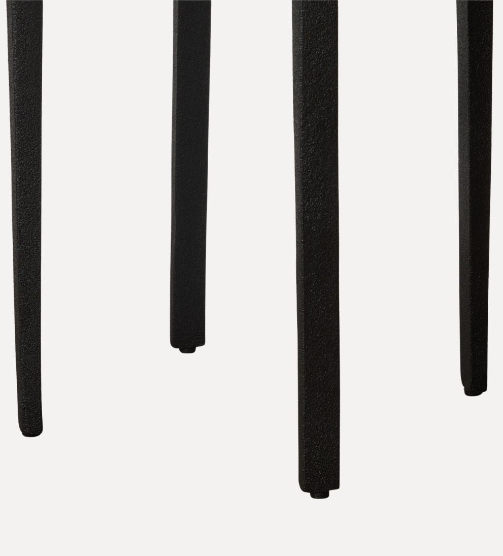 Monica End Table in Textured Iron Side & End Tables