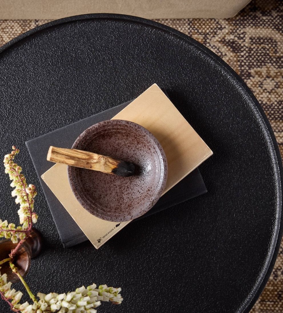 Monica End Table in Textured Iron Side & End Tables