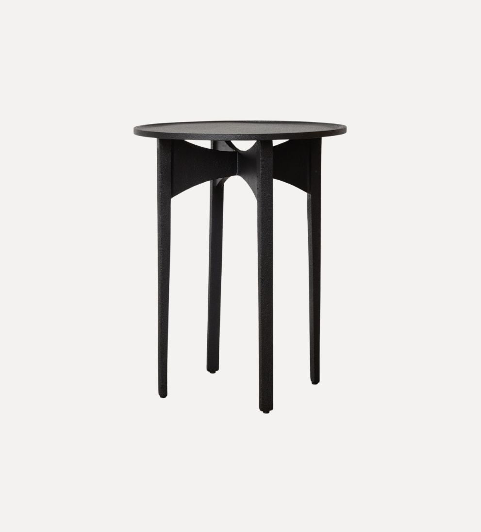 Monica End Table in Textured Iron Side & End Tables
