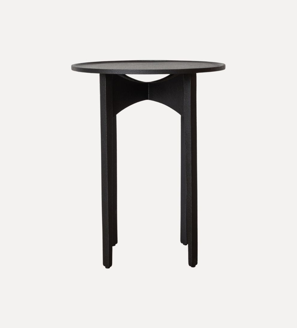 Monica End Table in Textured Iron Side & End Tables