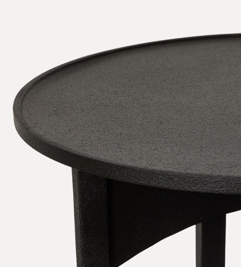 Monica End Table in Textured Iron Side & End Tables