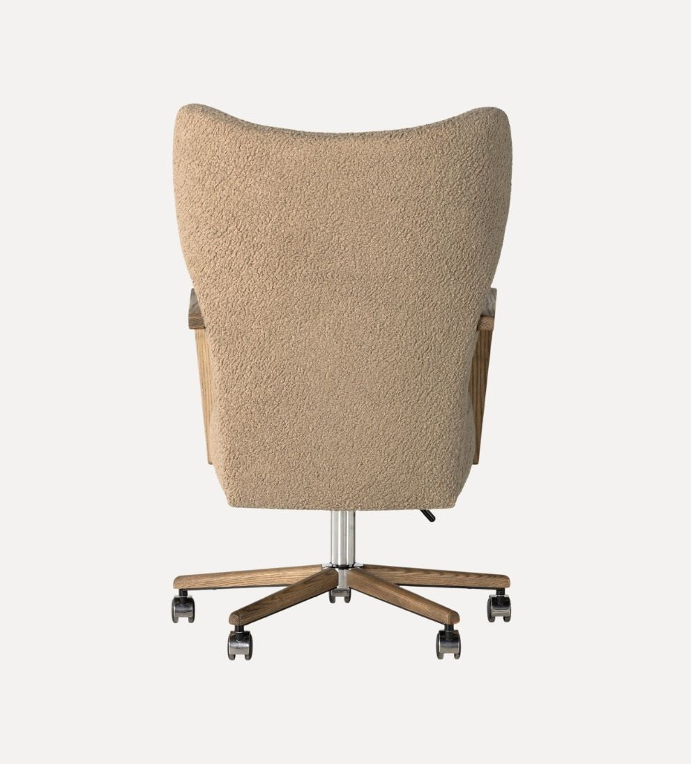 Morris Desk Chair in Sheepskin Camel Desk Chairs