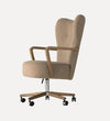 Morris Desk Chair in Sheepskin Camel Desk Chairs