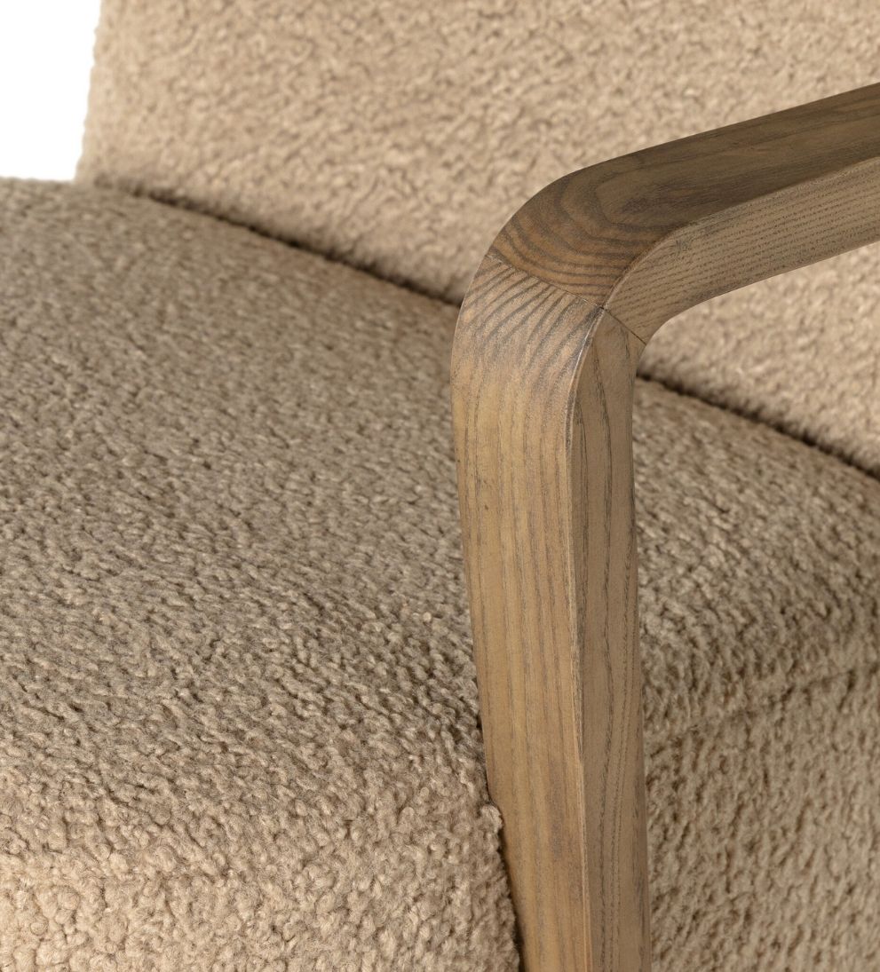 Morris Desk Chair in Sheepskin Camel Desk Chairs