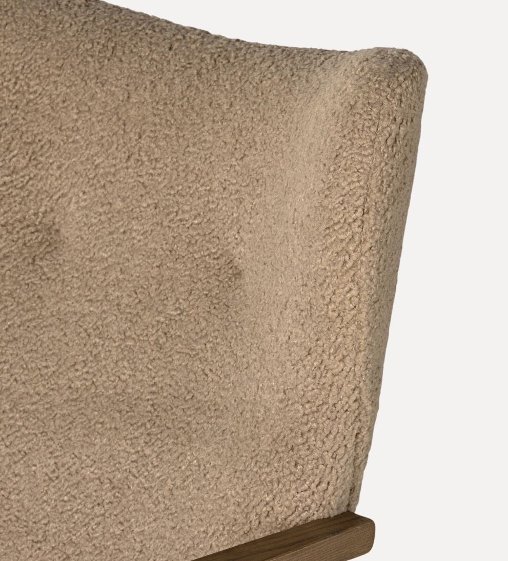 Morris Desk Chair in Sheepskin Camel Desk Chairs